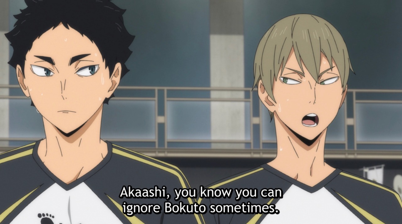 haikyuu season 4, akaashi and bokuto <33