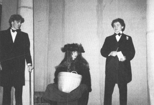 hbcsource: Helena Bonham Carter in the Westminster School production of ‘Pygmalion’, 1983. Photo fro