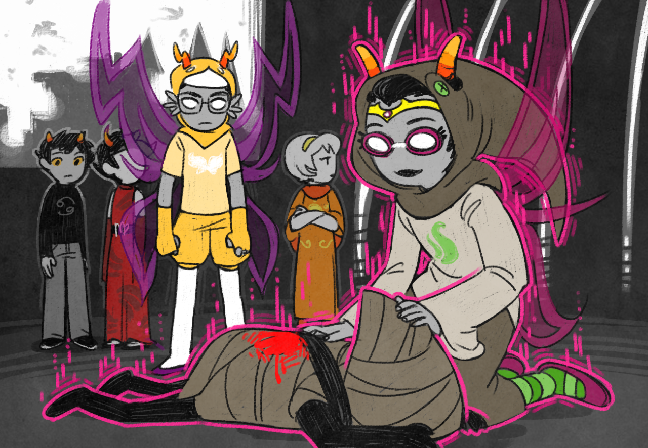 xamag-homestuck:  The first set I did for A6A6I5