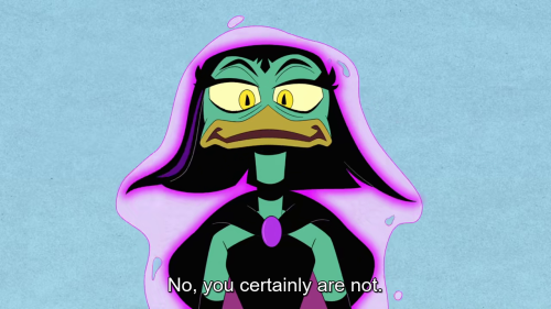 How to write a villain in denial. (from DuckTales)