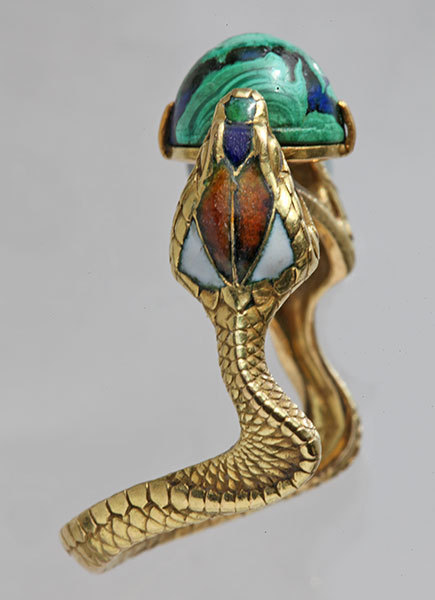 stonelionhearts:Symbolist Serpent Ring // Charles Boutet de Monvel 1855-1913 (x)