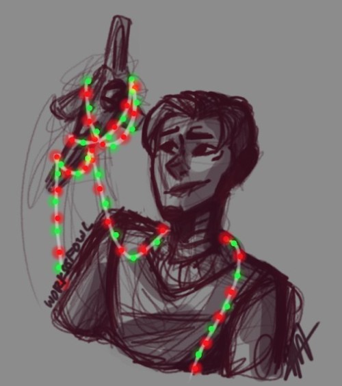 May I Ask For Christmassy Crypto? Like, Have His Drone Flyin' Around, Helping Hacker Boi Put Up Lights?