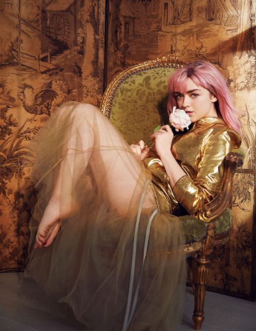 rubyredwisp: Maisie Williams and Sophie Turner© Photographed by Nicole Nodland for Rolling Stone (April 2019)