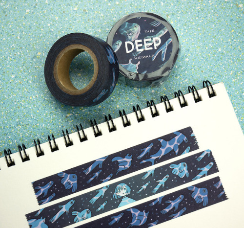 Holiday countdown continues with a brand new product launch: washi tapes in two sea themed designs! 