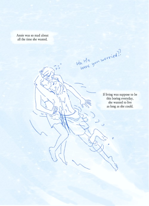 A short comic about Armin learning to swim with Annie