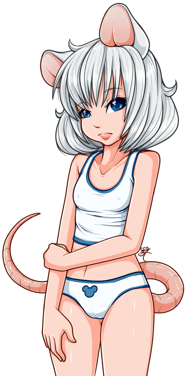 A commission for Matthew of his cute mousey OC Sonya Alvirez, who’s an absolute