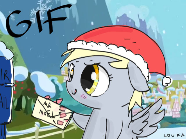 paperderp:  To Santa by Loukaw  D'aww x3