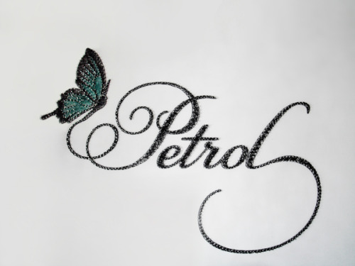 fer1972:  Petrol: Pin Typography made by Corn Studio