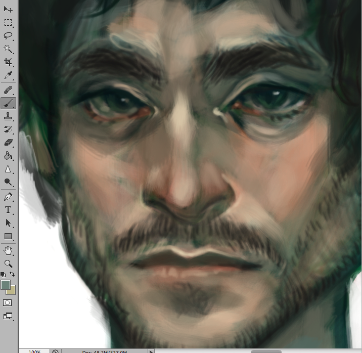 polararts:  Unfinished 100% will graham from my Patreon project, there’s a Hannibal