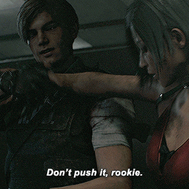 winterswake:Leon: (◕‿◕✿)(◕‿◕✿)Ada: (ง •̀_•́)ง (ง •̀_•́)งResident Evil 2 Remake [8/?]