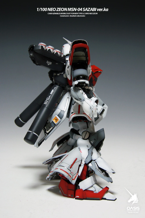 toysmaniac: MG 1/100 Sazabi Ver.Ka  Modeled by: OASIS [gonzo2000] 