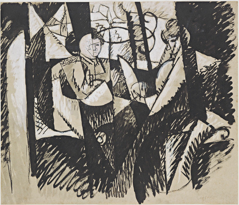 Two Women Seated by a Window, 1914, Albert Gleizes