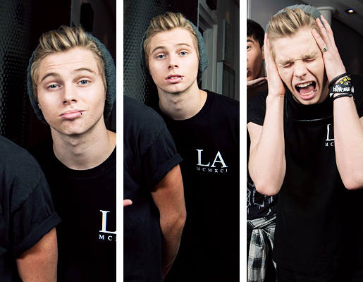 hemmosource:  Luke in the Paris Photoshoot x 