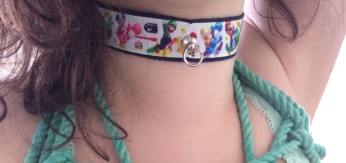 wkdnerdycollars:  leatherlacedbass:  wkdnerdycollars:  Custom Geeky Ribbon Collars!  Def go check her shop!!! Her Pokemon collar (pictured above), is one of my faves ever ever  Nickel free allergy compatible as well!!!  So glad you love it! 