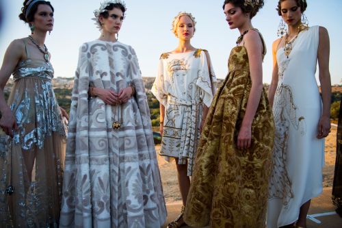 lacetulle:Dolce &amp; Gabbana | Valley of the Temples Alta Moda