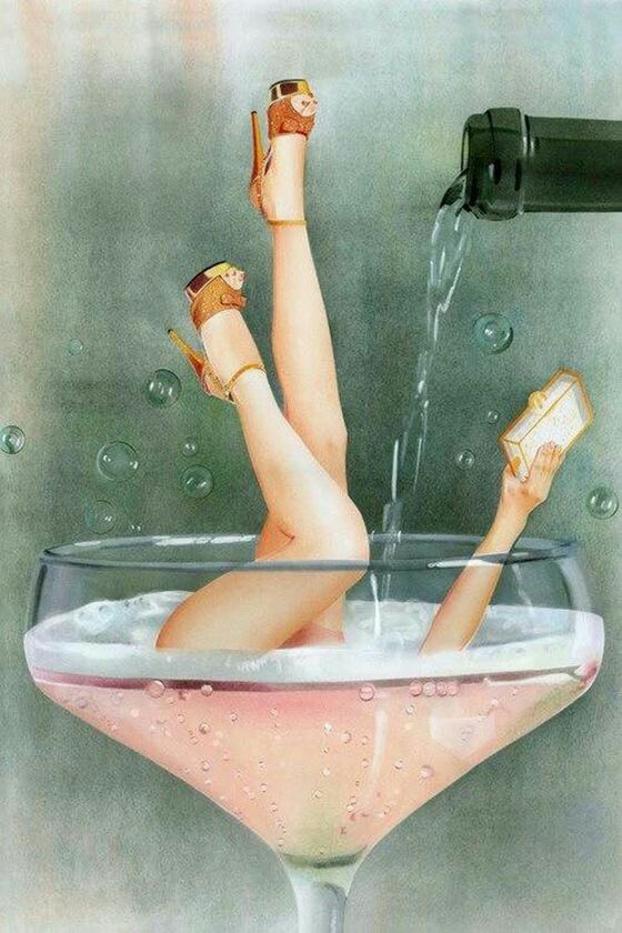 asubssoul2013:  @well-la-de-fricken-da, here’s a “little glass” of champagne