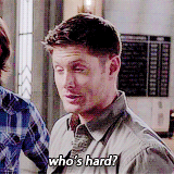 fricklepadalickle:  OKAY. So we all know how Jensen and Misha were talking about the Gas n’ Sip scene where Jensen kept changing the lines around and it was apparently too inappropriate to show or talk about, but he did say “…jerk my stick…”