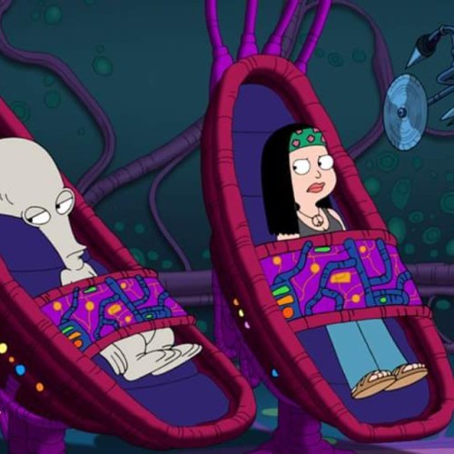 More #AmericanDad action. Look how bored Roger looks, hahahahahaha