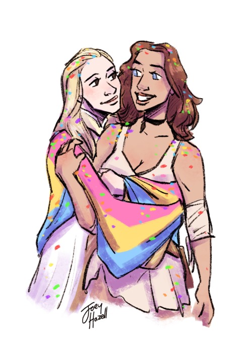 Romana x Leela with some pan pride for @zal001Like this? Check out my regular prices here!