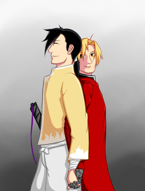 Here’s your Secret Santa gift, @lieutenantriza :)You had Roy/Riza and Ed/Ling as your OTPs, so