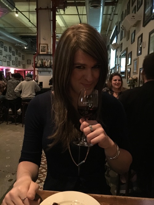 Porn Pics hgillmore:   Wine makes me a but mischievousthanks
