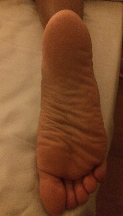 Wrinkled sole of wifey