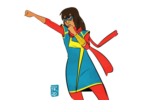 dammitrussellwhy: couple of quickish Ms. Marvel sketches