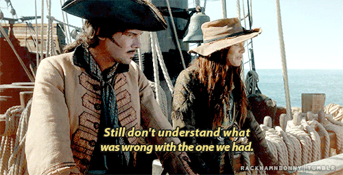 rackhamnbonny:Jack Rackham Appreciation Week | 2. Tuesday: Most Memorable/Favorite Quote “Because wh