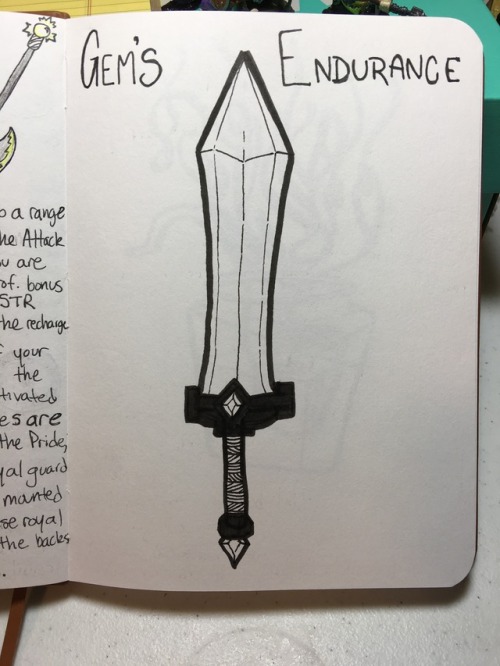 I drew some magical items. I just haven’t made up what each one does! I thought it would be fun if t