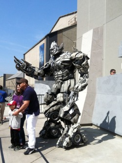 Megatron at universal studios Hollywood!