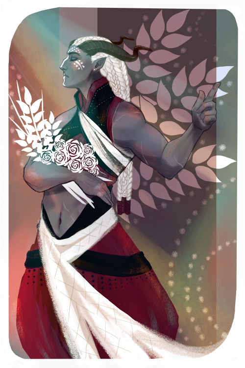 silverchimaera-art:Commission for @magesmagesmages of her Inquisitor, Nazlena Adaar.