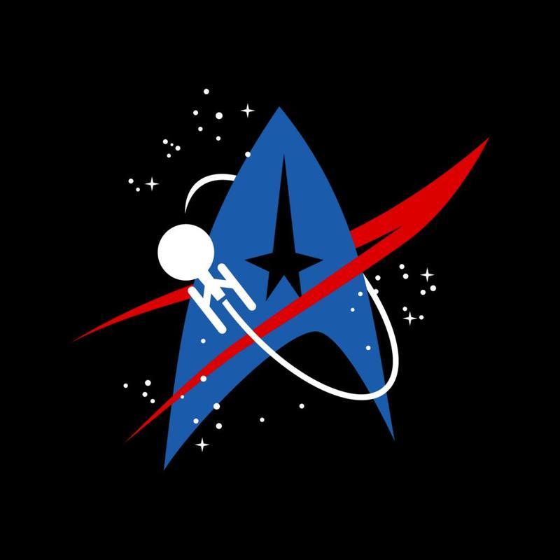 star trek nasa logo