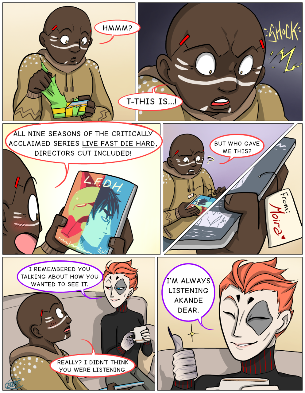 bluebloodtanuki-bbt:  Hello it is January 11th and I am posting a Christmas comic.