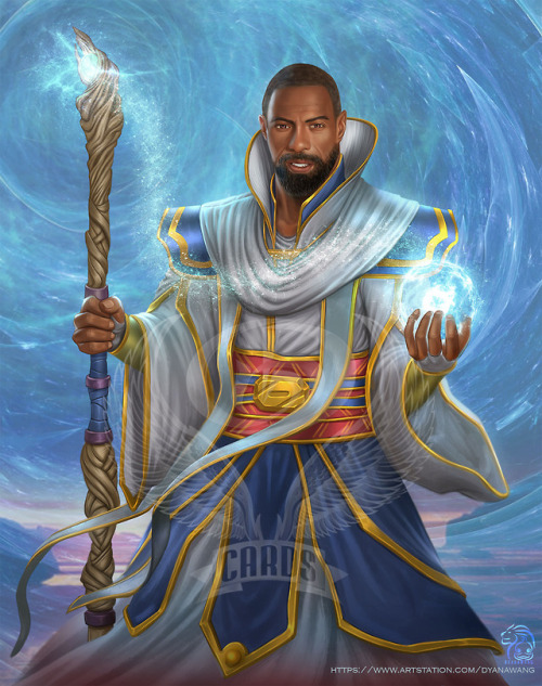 dyanawang: Teferi - Commission art for GnD cards~