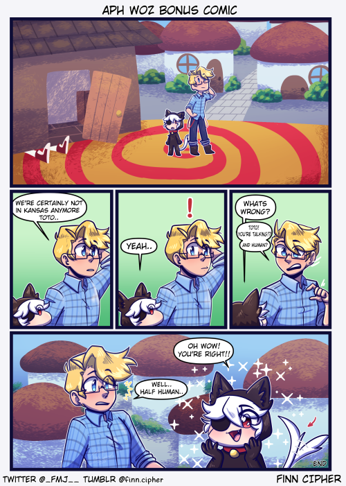 Hetaween Day 7- Fairy Tale plus Bonus Comic!! I love the Wizard of OZ @hetaween-hetaliaevent