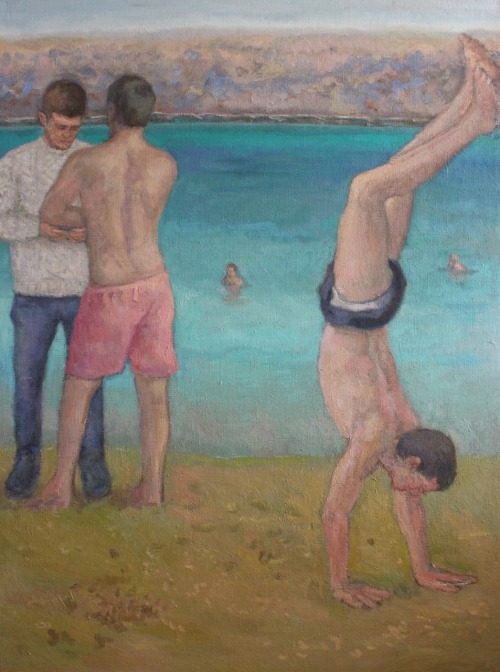 ydrorh:Sea of Galilee, 2020, Oil on canvas, 160x120 cmwww.yisraeldrorhemed.com
