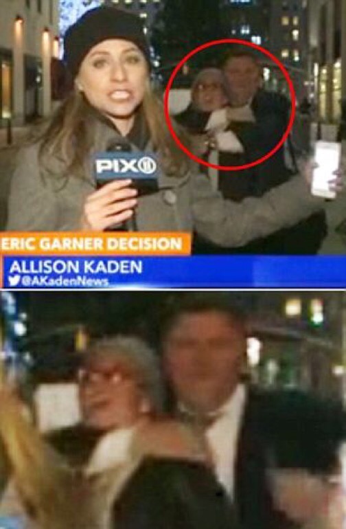 nowhites:  optical-dispersion:  Couple mocking Eric Garner incident on national television.