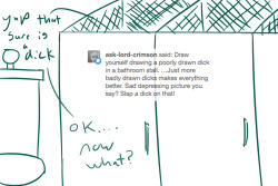 taboopony:  kinda funny asking me to draw