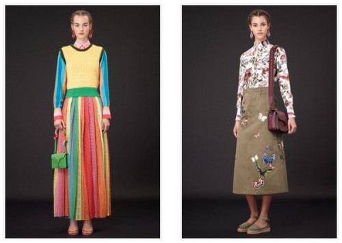 Valentino Resort 2015 Collection features Op Art, Psychedelic and Floral Prints. IMPECABLE!!!