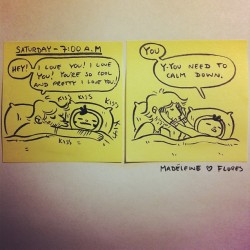 madeleineishere:  💤Post-it-Love-Note I