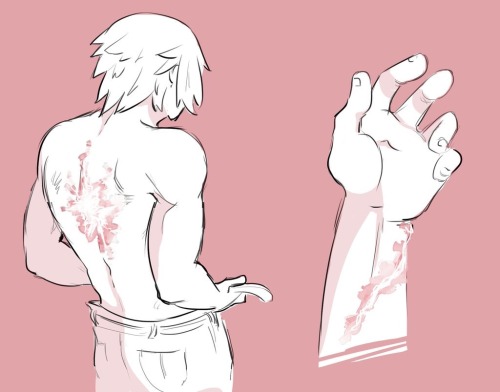 artofvio:  Battle scars.
