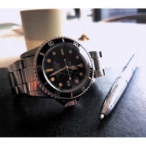 Classic 1665 rolex sea dweller Forgot how nice this one is. Classic tool watch from the old days&he