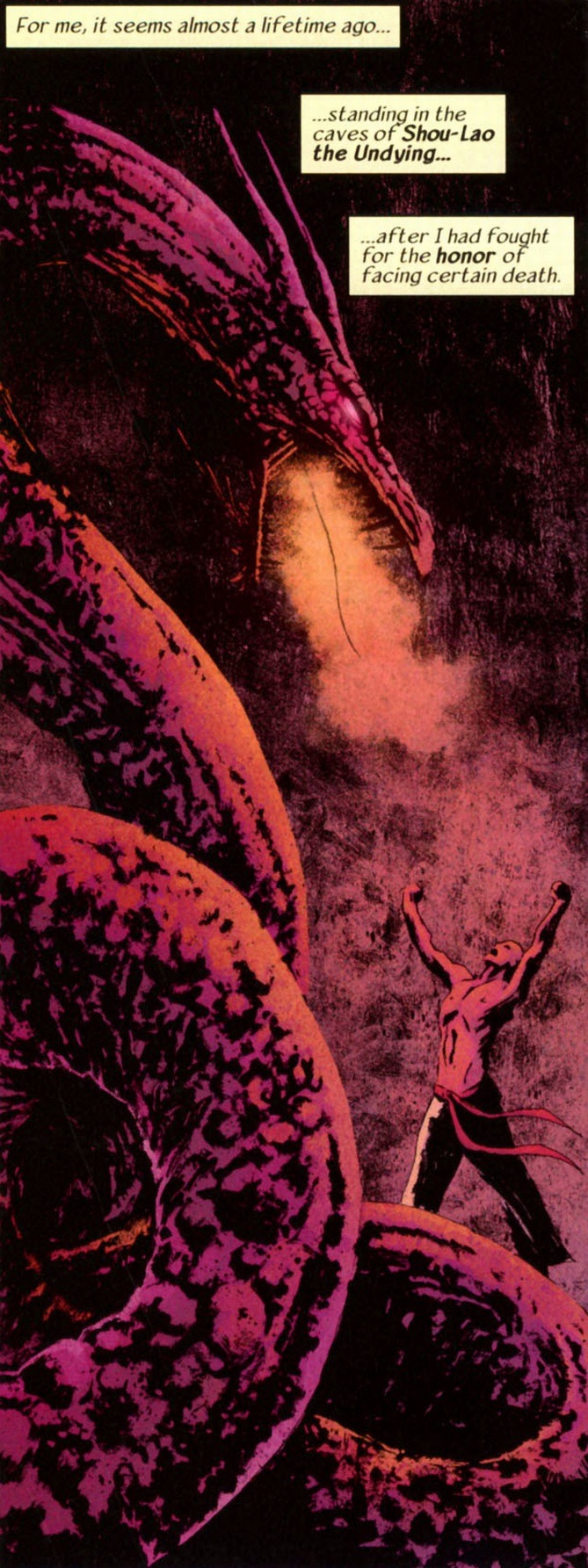 comicpanels:  From Immortal Iron Fist #1 by Brubaker/Fraction/Aja. When was the last