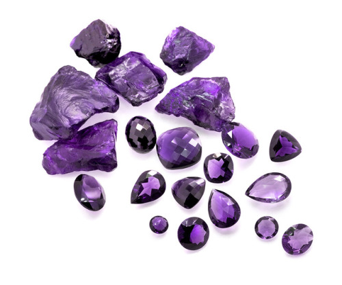 unearthedgemstones: February birthstone - Amethyst Click here to read all about birthstones