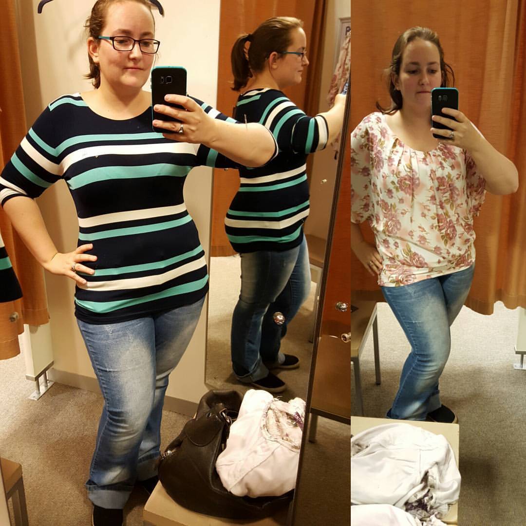 carbsforafrica:  Changing room selfies because why not.  I need new clothes. #selfie