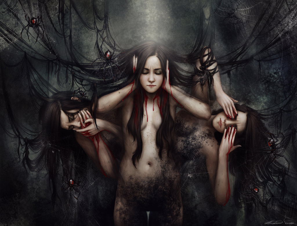 gothicmon:  A collection of sexy, dark, and elegant from Fernanda Suarez.. 