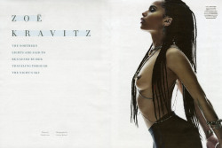 womenmanagement:Zoë Kravitz​ for Flaunt​