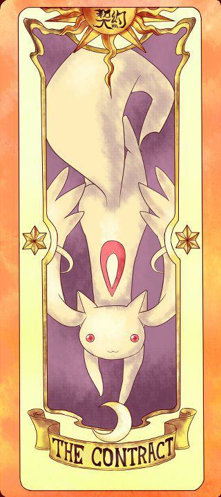 ankokuna:  Clow cards - The contractClamp x Puella Magi Madoka