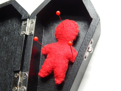 Pocket Poppet / Pocket Guardian Kit with Small Chalkboard Coffin