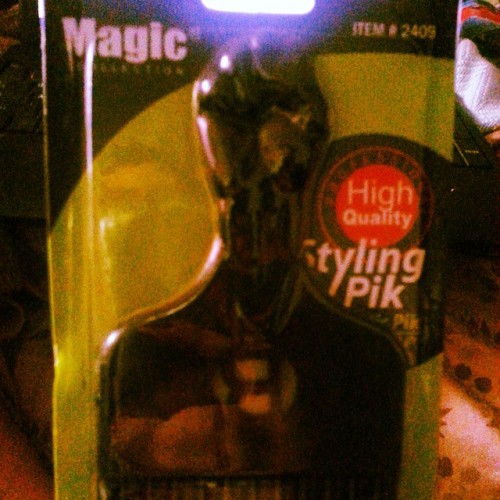 Got it at the dollar store. I always wanted one. #ilovebeingblack #pride